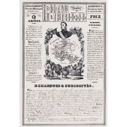 Document statistique Ariège n°8 Foix général Clausel Bayle carte Pyrénées paillettes or grottes XIXe