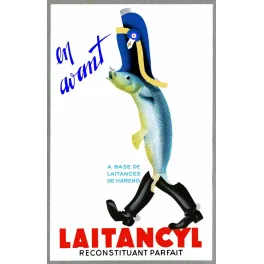 Laitancyl, reconstituant à base de laitances de hareng – Publicité Art Déco