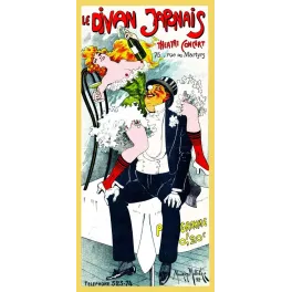 Programme Théâtre Concert Divan Japonais Paris 1899 Maurice Millière dandy danseuse rousse Art Nouveau Montmartre