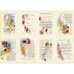 Partition illustrée Fée du Rocher Jules Chéret ballet pantomime Armand Silvestre Francis Thomé Bibliophiles contemporains XIXe