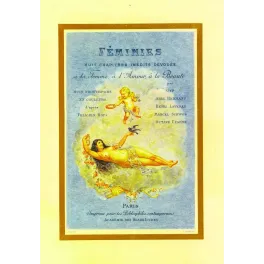 Page titre Féminies Félicien Rops nu symboliste cupidon Gyp Marcel Schwob Octave Uzanne Académie Beaux Livres Paris
