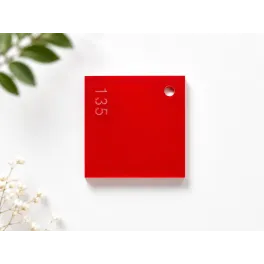 Rouge opaque 2mm