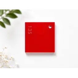 Rouge opaque 2mm