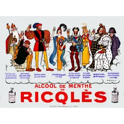 Ricqlès – Publicité Alcool de Menthe vintage