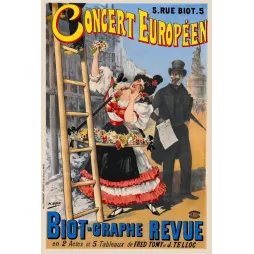 Concert Européen Biot-Graphe Revue Henry Gray Paris - Publicité vintage