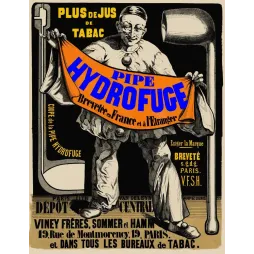 Pipe Hydrofuge Viney Frères Sommer Hamm Pierrot Paris - Publicité vintage