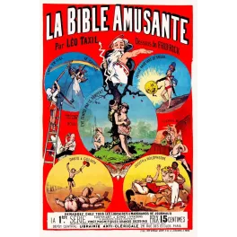 Bible Amusante Léo Taxil Frid'rick anticlérical - Publicité vintage