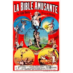 Bible Amusante Léo Taxil Frid'rick anticlérical - Publicité vintage