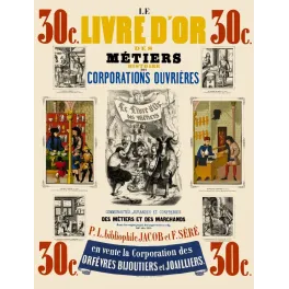 Livre d'Or Métiers Corporations Ouvrières Jacob Séré - Publicité vintage