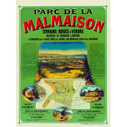 Parc Malmaison terrains boisés vente Chaix - Publicité vintage