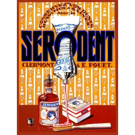 Serodent Dentifrice Clermont Fouet Genève - Publicité vintage