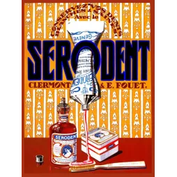 Serodent Dentifrice Clermont Fouet Genève - Publicité vintage