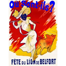 Fête Lion de Belfort Toubrac Paris - Publicité vintage