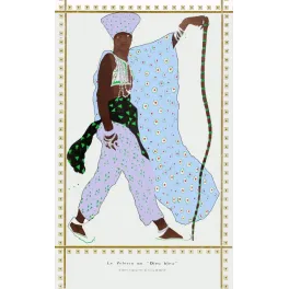Pèlerin Dieu Bleu Léon Bakst Ballets Russes – Publicité vintage