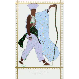 Pèlerin Dieu Bleu Léon Bakst Ballets Russes – Publicité vintage