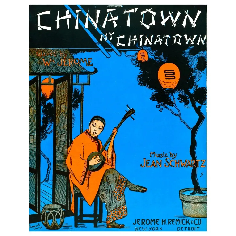 Chinatown My Chinatown Jerome Schwartz 1906 – Publicité vintage Chinatown My Chinatown Jerome Schwartz 1906 – Publicité vintage