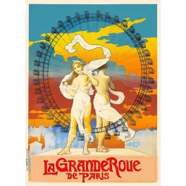 Grande Roue Paris Barreau danseuses – Publicité vintage