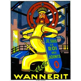 Wannerit Roi des Joints Mulhouse - Publicité vintage