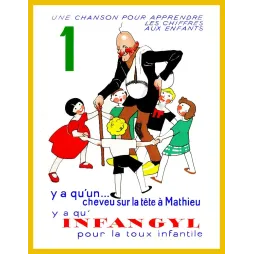 Infangyl Toux Infantile Chanson Chiffres - Publicité vintage