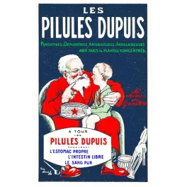 Pilules Dupuis Lille Secret Grand-Père Geo Duval - Publicité vintage