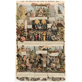 Mille et Une Nuits Châtelet Spectacle Paris XIXe - Publicité vintage