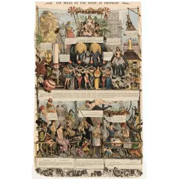 Mille et Une Nuits Châtelet Spectacle Paris XIXe - Publicité vintage