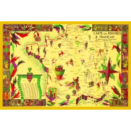 Carte Peintres Français Rivière Roland Meyzieux - Carte ancien