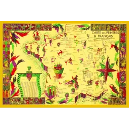 Carte Peintres Français Rivière Roland Meyzieux - Carte ancien