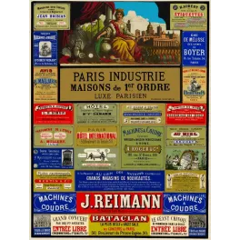 Planche publicitaire Paris Industrie