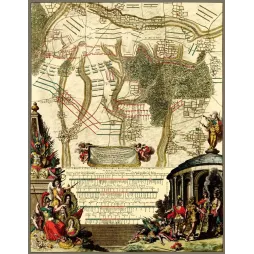 Plan militaire XVIIIe siècle