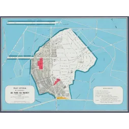 Plan couleur du lotissement du Parc du Raincy