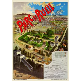 Affiche Parc de Rueil par Hugo d'Alési