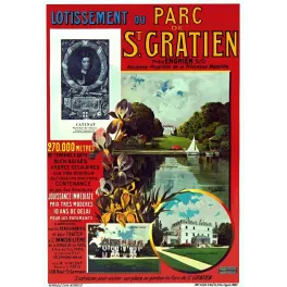 Affiche Parc de Saint-Gratien par Hugo d'Alési