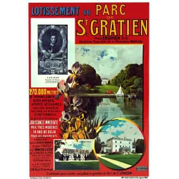 Affiche Parc de Saint-Gratien par Hugo d'Alési