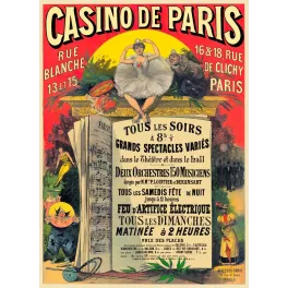 Affiche Casino de Paris