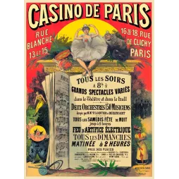 Affiche Casino de Paris