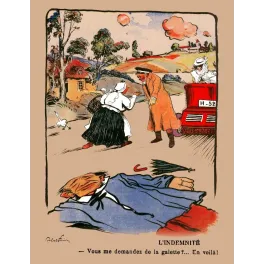 Illustration satirique L'Indemnité