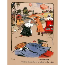 Illustration satirique L'Indemnité