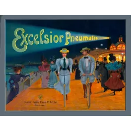 Pub Excelsior Pneumatic Hannover couple vélo promenade nocturne casino bord de mer lumières Hollerbaum Schmidt Berlin