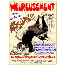 Publicité assurance cyclistes Grün