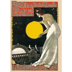 Affiche Exposition Universelle Paris 1900 par G. Leroux