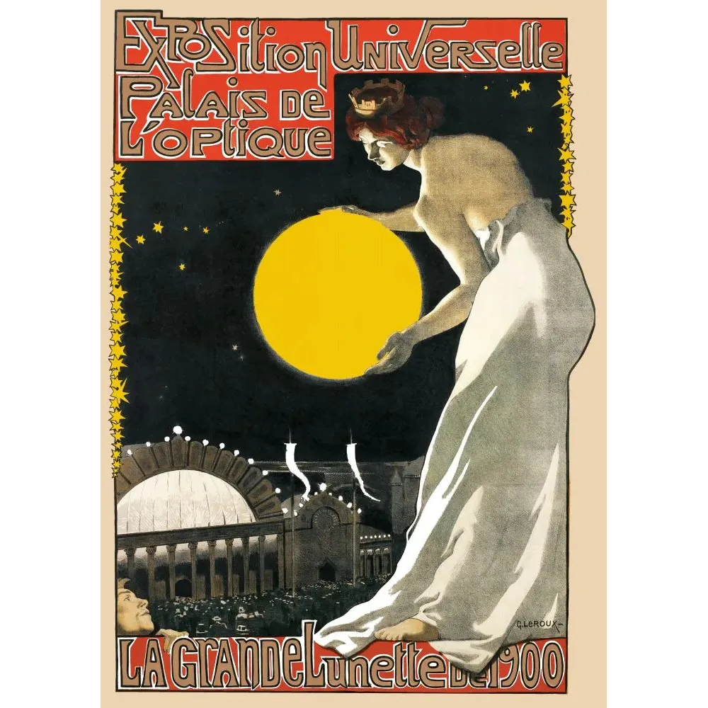 Affiche Exposition Universelle Paris 1900 par G. Leroux Affiche Exposition Universelle Paris 1900 par G. Leroux