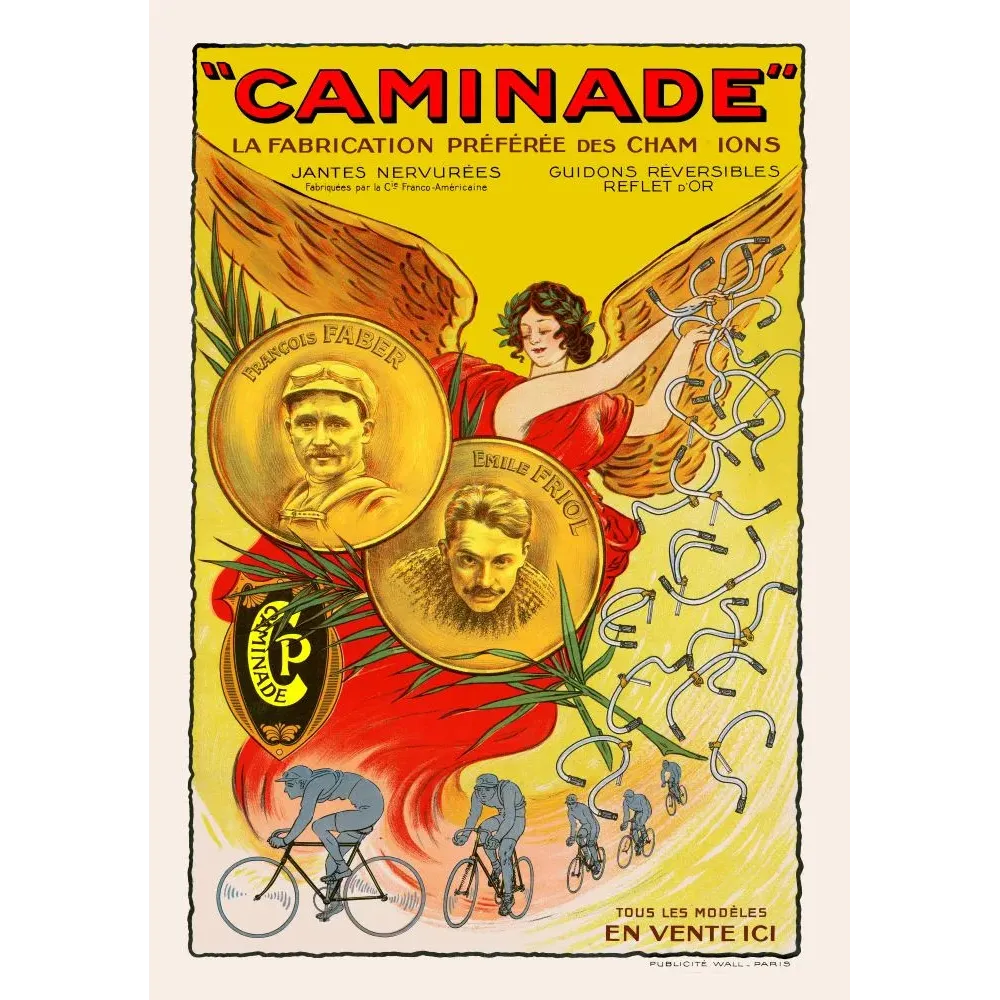 Publicité cycles Caminade