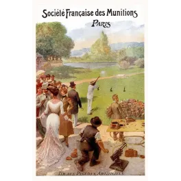 Société des Munitions, Paris – Chasse, arme, Fusil, Cartouches