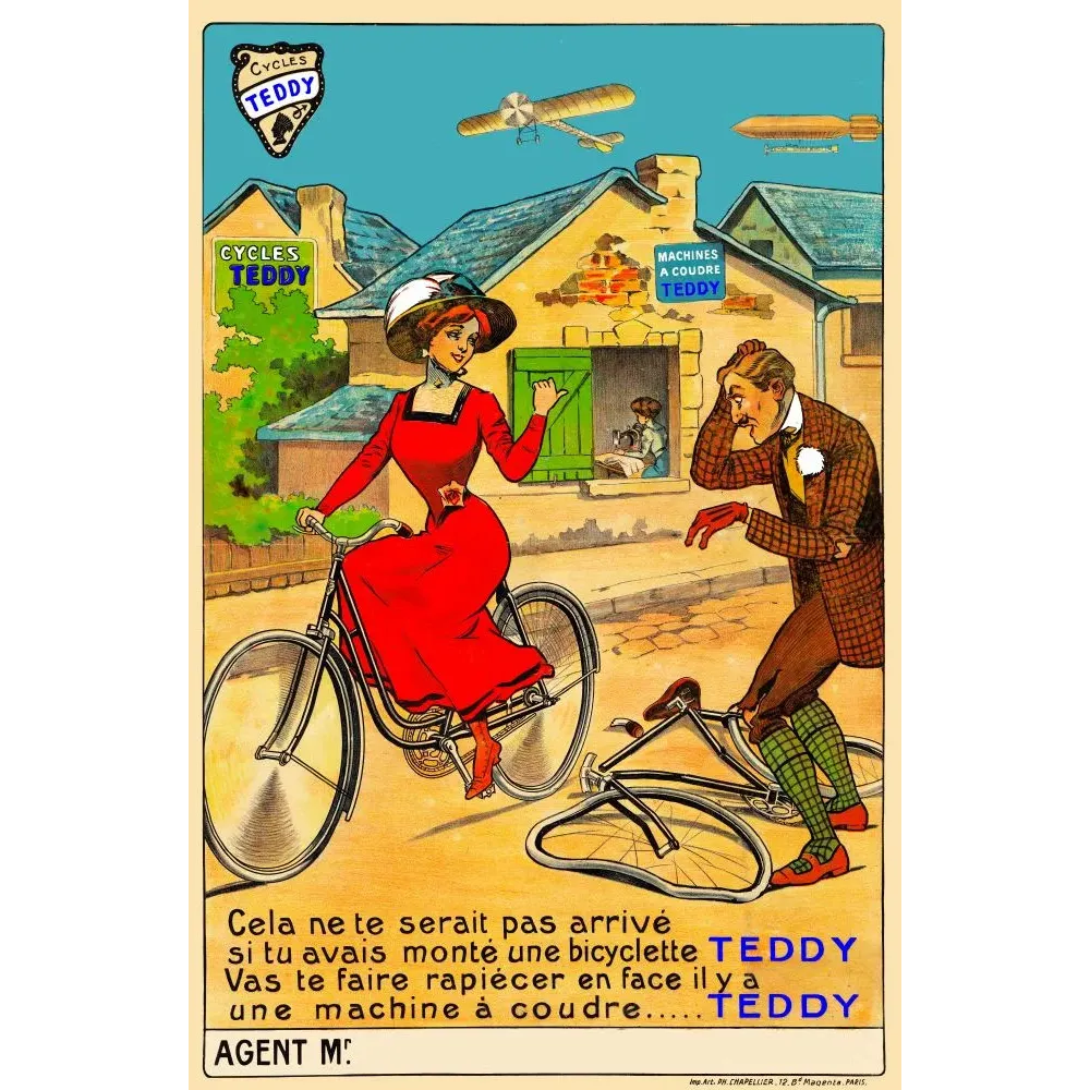 Publicité Cycles Teddy Publicité Cycles Teddy