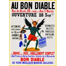 Publicité Au Bon Diable Paris