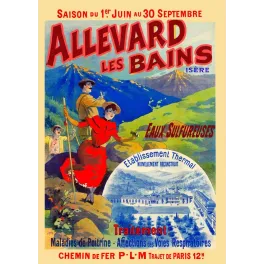 Affiche Allevard les Bains Isère