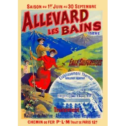 Affiche Allevard les Bains Isère