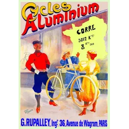 Publicité Cycles Aluminium Paris par Deville