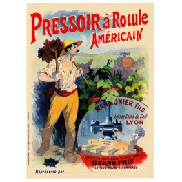 Publicité Pressoir à Rotule Américain Marmonier Fils Lyon
